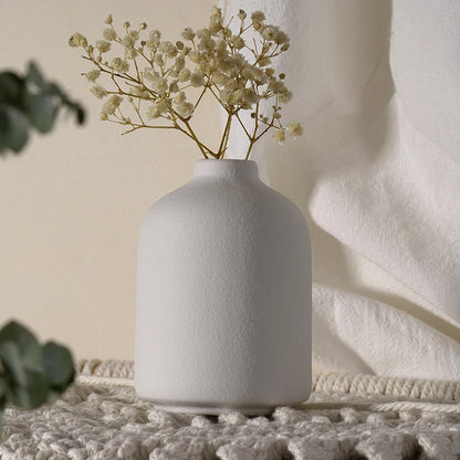 Simple Ceramic Vase- Elegant Dining Table, Wedding, and Living Room Decor