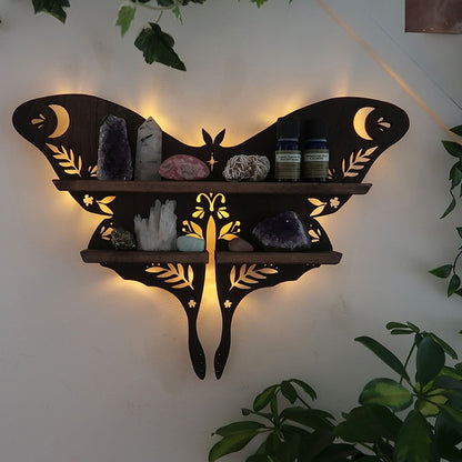Butterfly Wall Lamp/Shelf